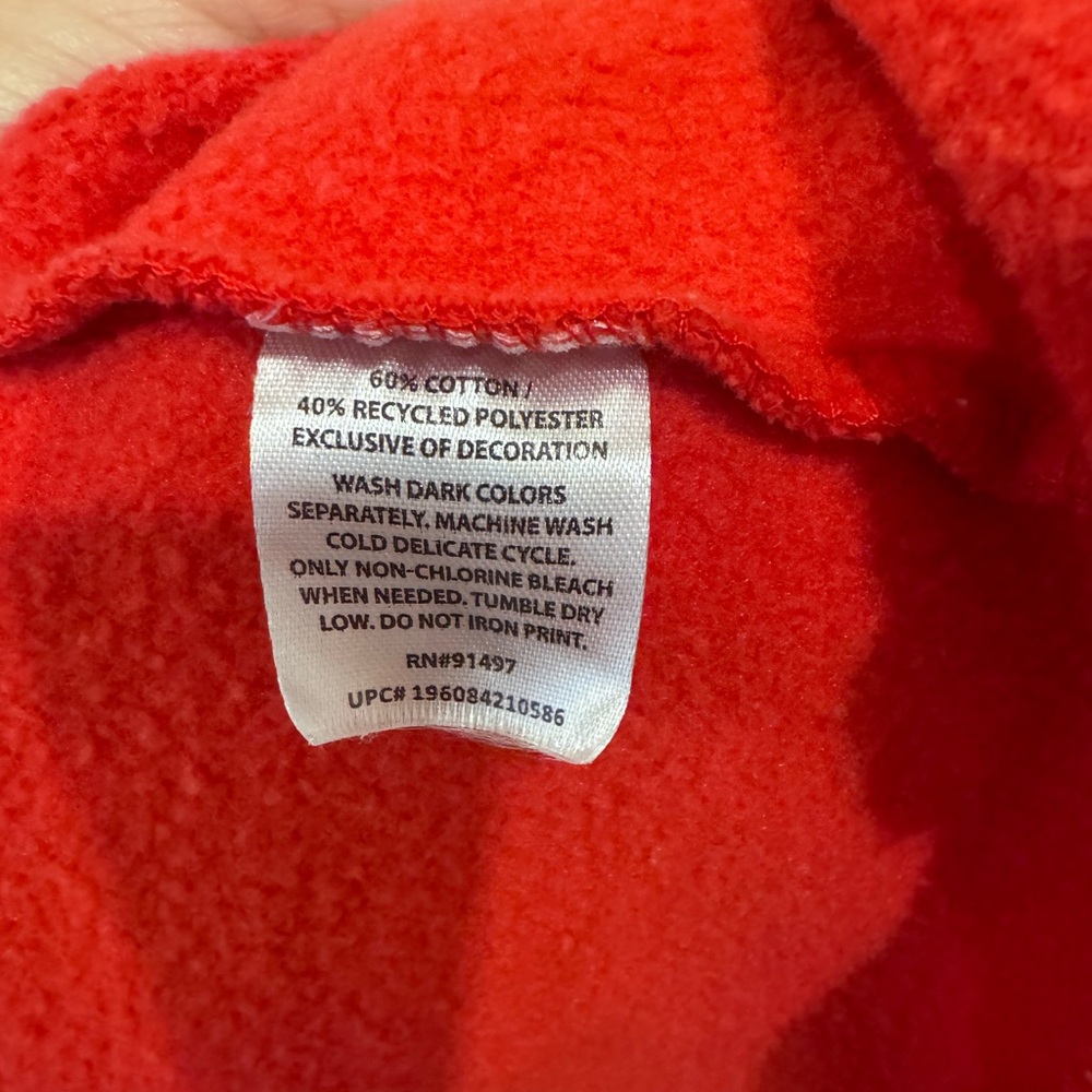 State of Mine Red North Pole University Sweatshirt Size XL - Picture 3 of 4